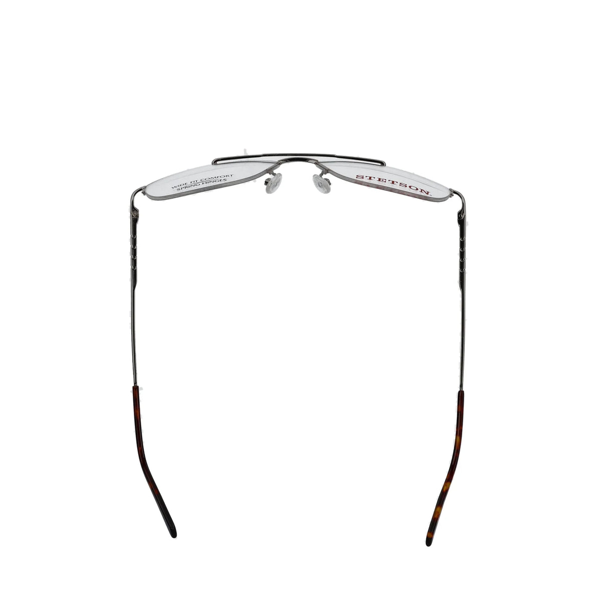 Stetson Men's Square Eyeglasses,  XL31, Gold, 59-18-150, with Case
