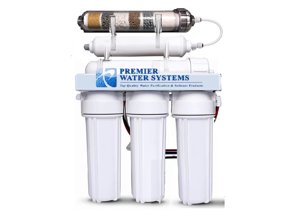 6 Stage  pH Plus &  Negative Reverse Osmosis Drinking Water Filtration System | 50 , Tank