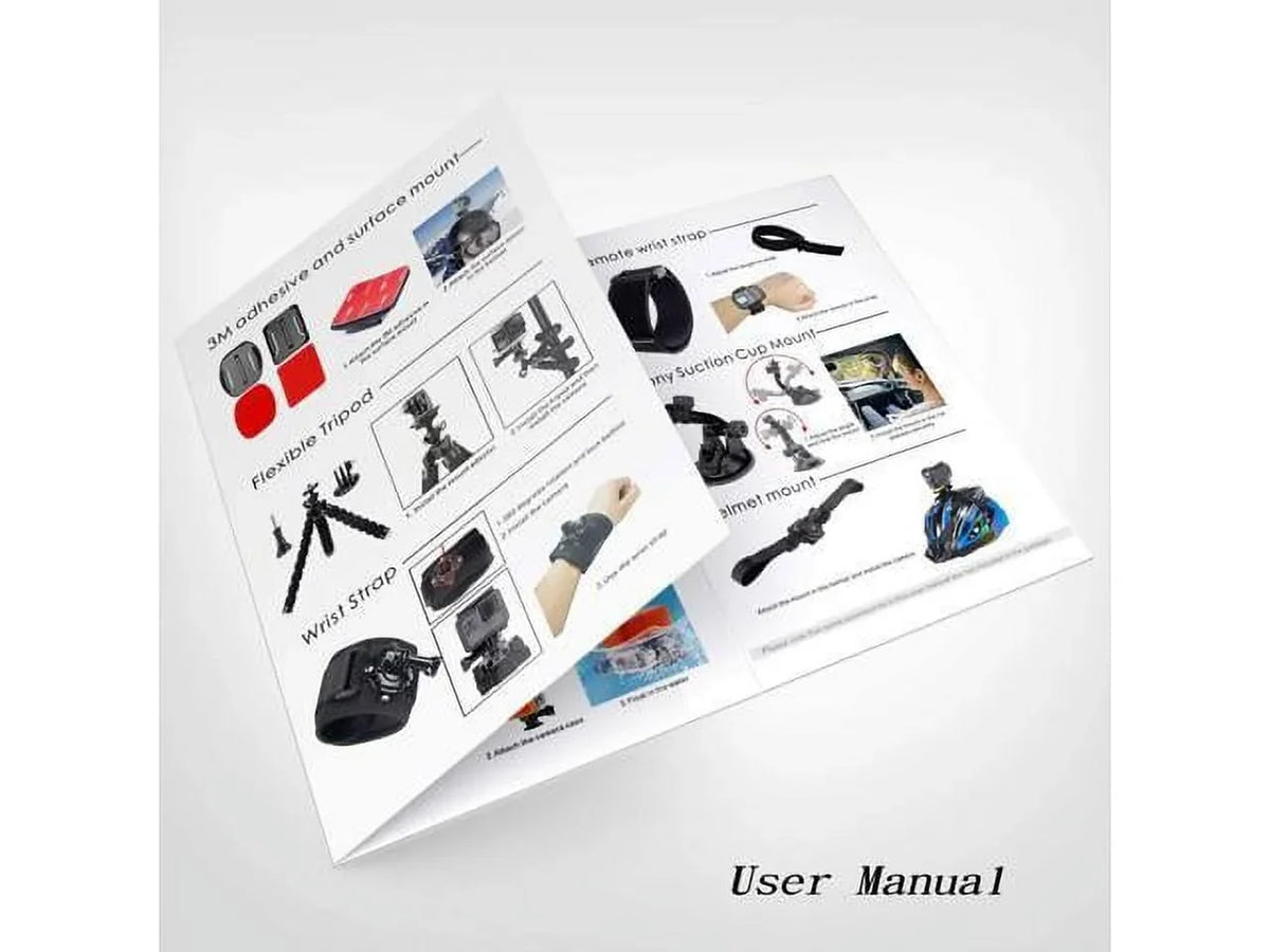 Accessories Kit for  EK5000 EK7000 4K WiFi Action Camera GoPro Hero 9 8 7 6 5/Session 5/Hero 4/3+/3/2/1 Max Fusion SJ4000 SJ5000