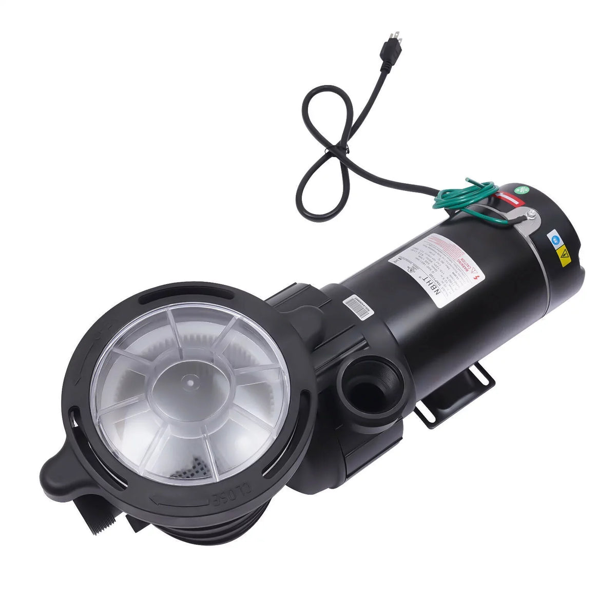 1.5HP 92GPM Above Ground  Swimming Pool Pump w/Strainer Filter 3450rpm 1100 W