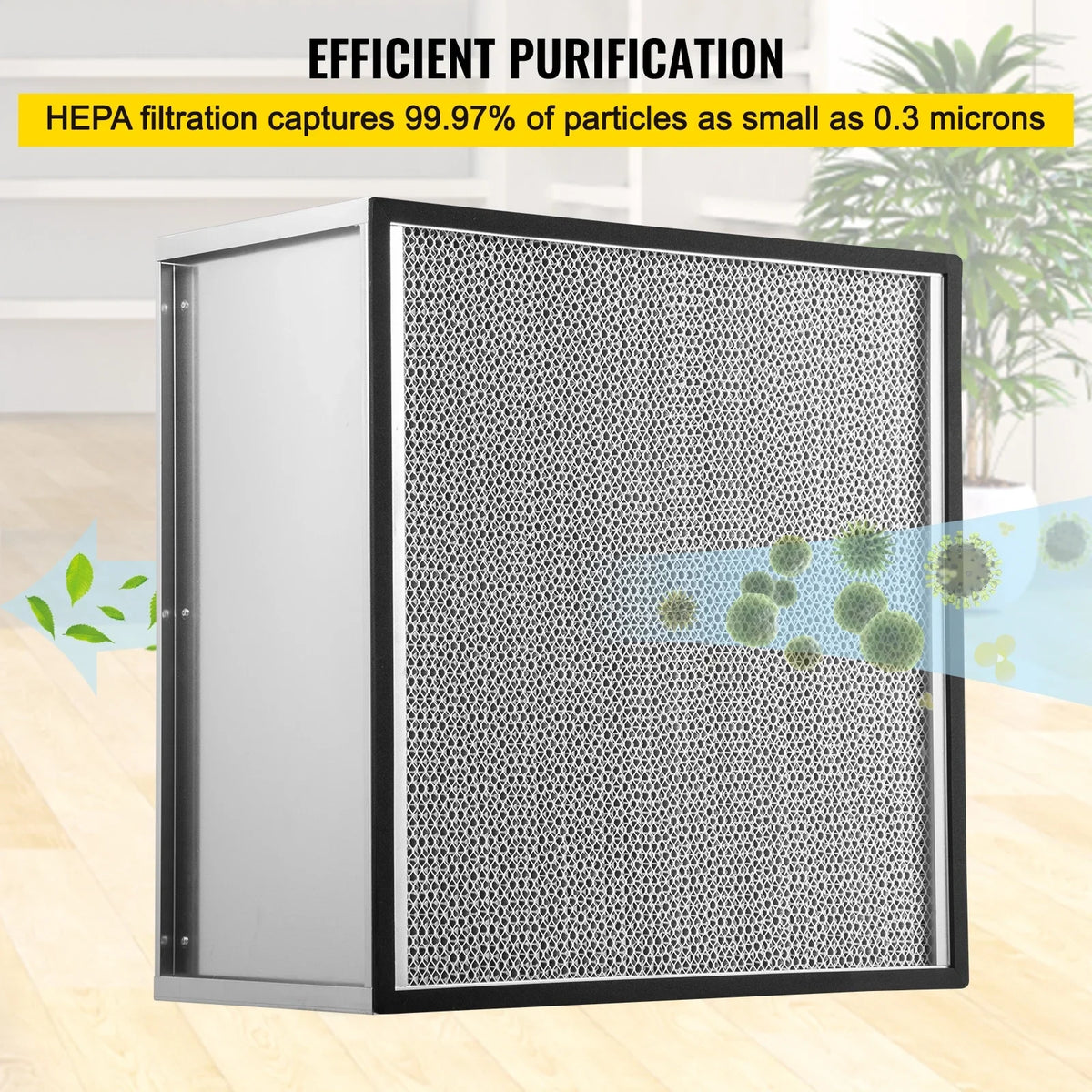 24''x24''x11.5''  Filter for Laminar Flow Hood 99.97% Efficient, 3 Microns