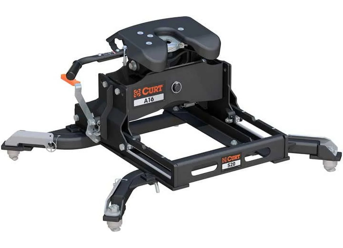 16056 A16 5th Wheel Slider Hitch, 16,000 lbs, Select Ram 2500, 3500, 6.5-Foot Bed Puck System