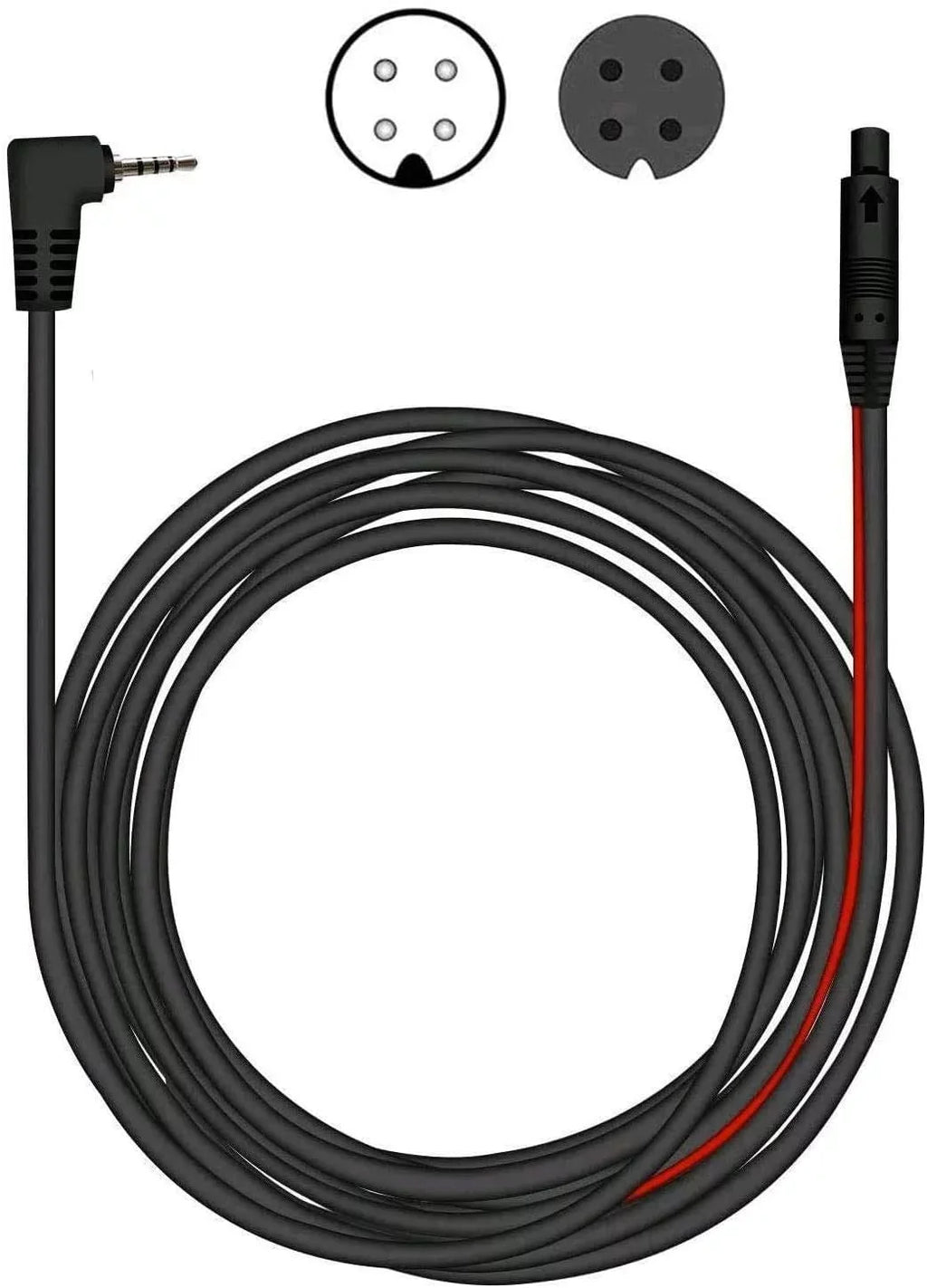 50Feet Backup Camera Extension Cord Cable for  Dash Cam(4 pin,2.5mm)