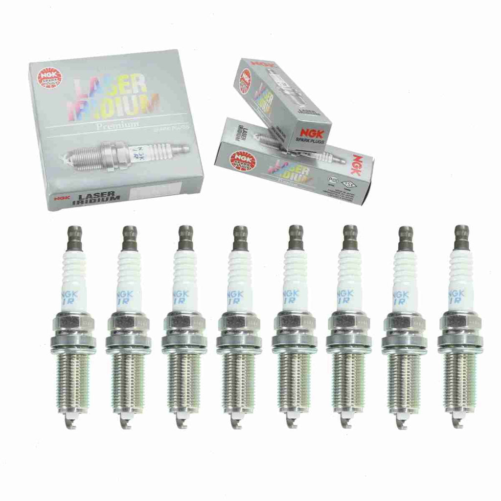 8 pc  Laser Iridium Spark Plugs compatible with Toyota Tundra 4.6L 5.7L V8 2007-2020