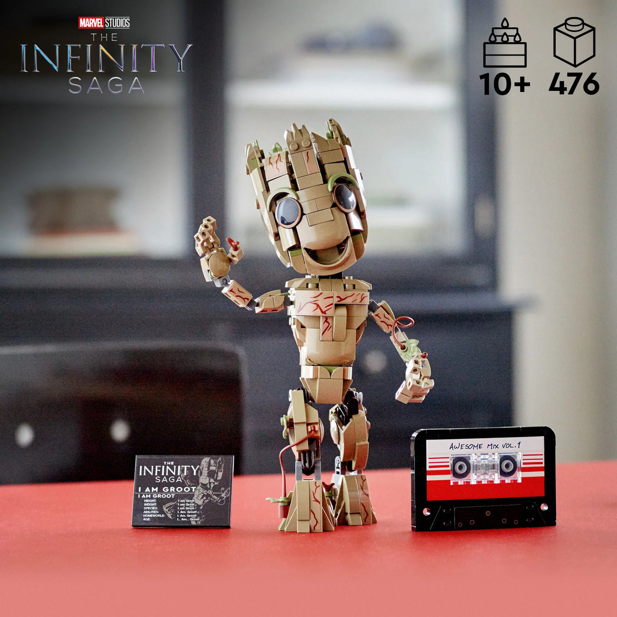 Marvel I am Groot Buildable Toy, 76217 Guardians of the Galaxy 2 Set, Collectable Baby Groot Model Figure, Gift Idea