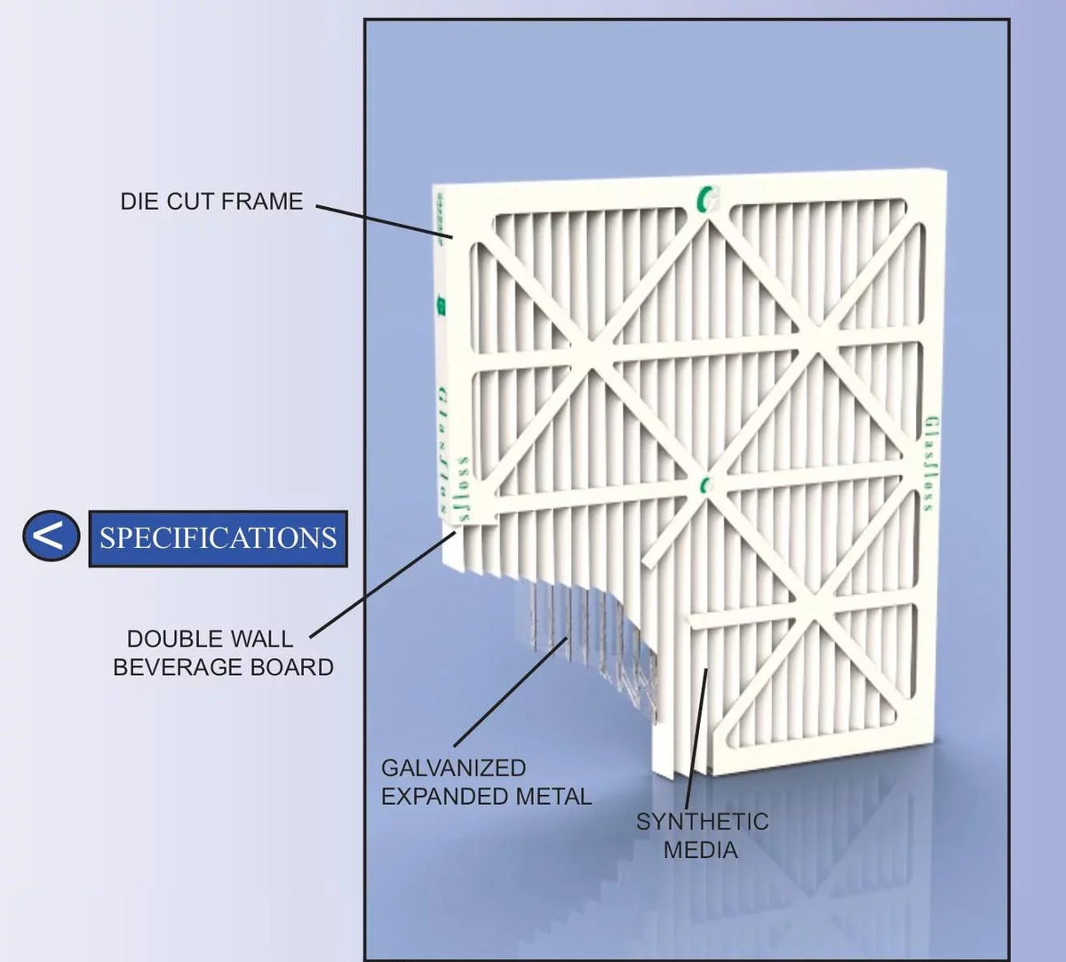 20x20x2  10  & Furnace Filters. 12 Pack. Actual Size: 19-1/2 x 19-1/2 x 1-3/4