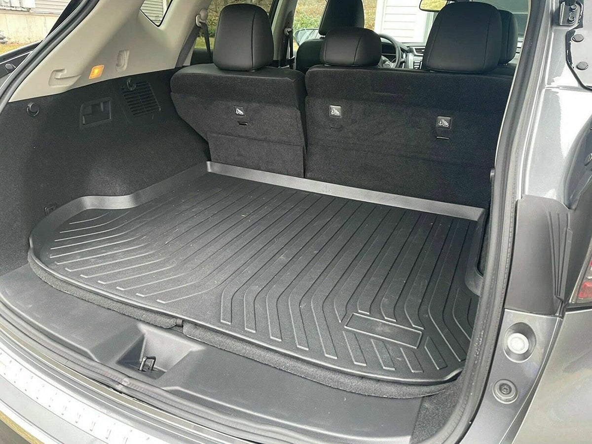 Cargo Liner – Trunk Mat for Nissan Murano 2015-2024 – Weather-Resistant Trunk Mats for Cars with Raised Lip – Non-Slip Car Trunk Mat Rubber – Easy to Install – Laser Pre-Cut Design