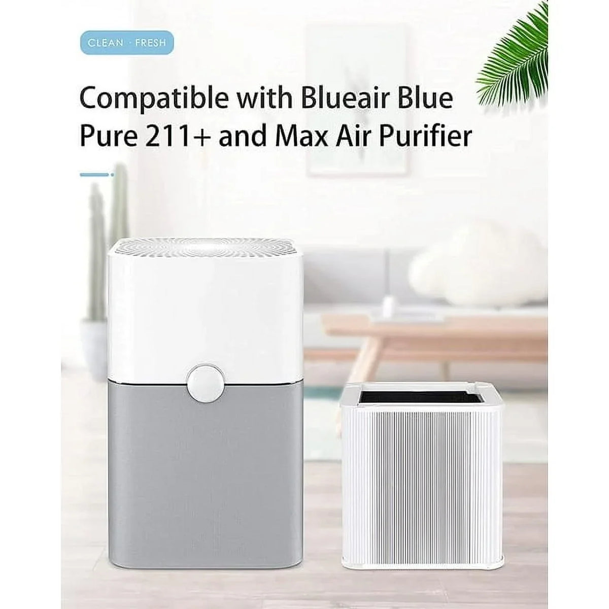 211+  Replacement Filter for Blue Pure 211+ Air Purifier (Non-Auto), Foldable Activated Carbon Filter