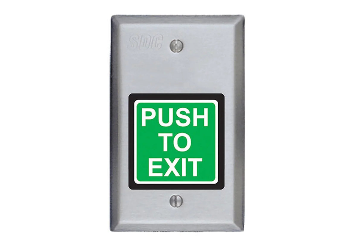 422U 2 Exit Switch Momentary     Satin Stainless Steel
