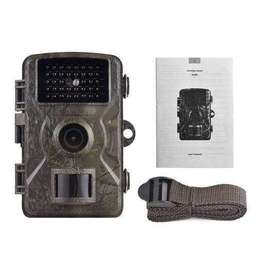 1080P Trail 16MP Wildlife Tracking with 2.0 Inch  Color Screen 0.8s Trigger Time Supports Infrared Night Vision Motion Activated IP66 Waterproof