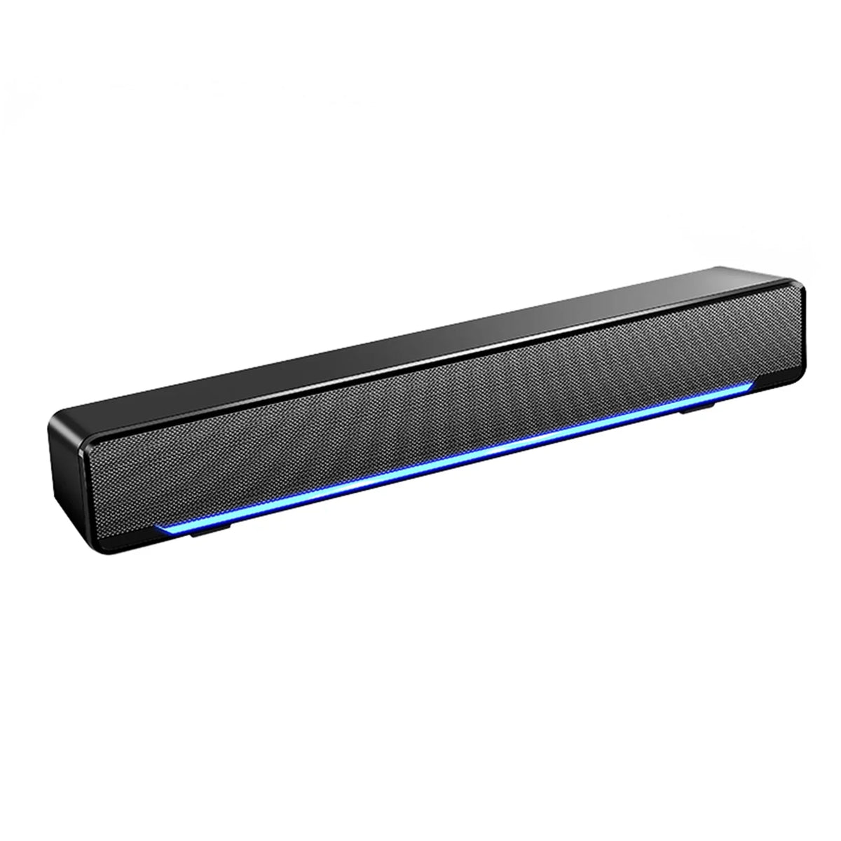 Andoer V-196  Wired Computer Speaker Bar Stereo Subwoofer Powerful  Player Bass Surround Sound Box 3.5mm Audio Input for  Laptop Smartphone Tablet MP3 MP4
