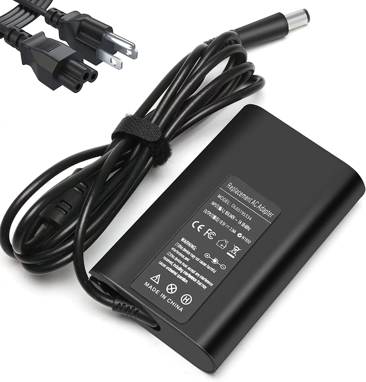 65W LA65NS2-01 Laptop Charger  Adapter for Dell Latitude 5400 5500 5480 7400 7480 7490 7390 3440 E5400 E5420 E5450 E5470 E6420 E6430 E6540 E7470 E7480 LA65NM130