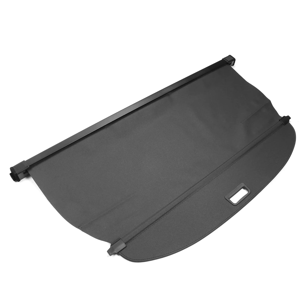 Ikon Motorsports Cargo Cover Compatible With 2021-2023 Nissan Rogue All Models  & Aluminum Rod Black Security Rear Trunk Cover Security Retractable Shield