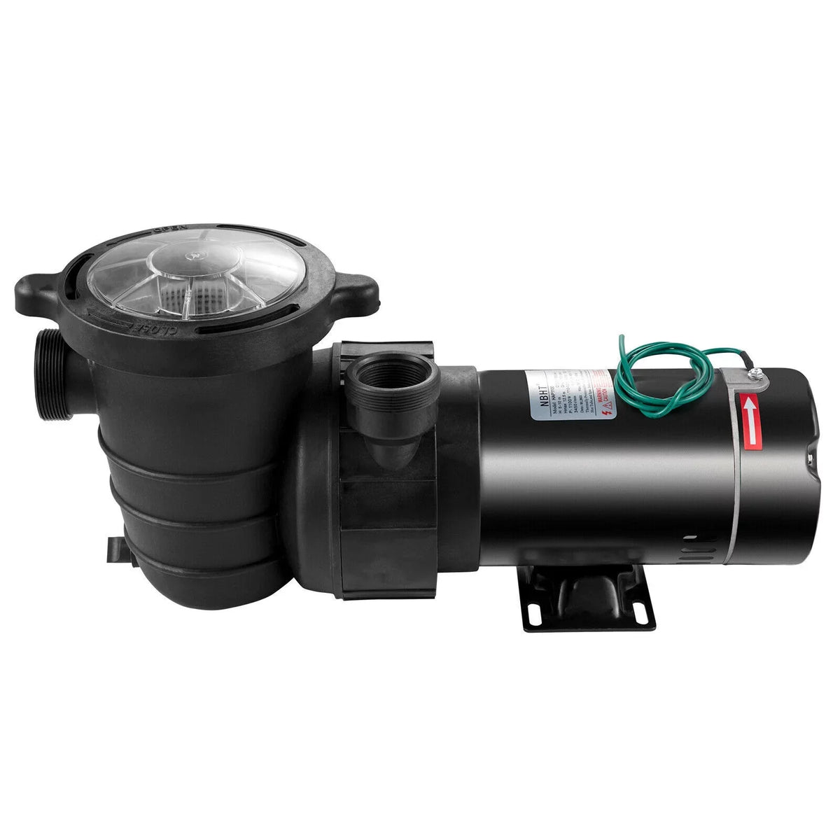 1.5HP 92GPM Above Ground  Swimming Pool Pump w/Strainer Filter 3450rpm 1100 W