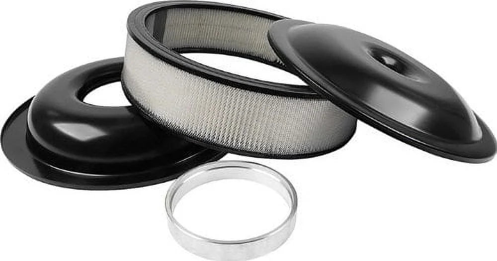 Allstar Performance ALL25911 14 in. Lightweight Air Cleaner Kit 3 in. Paper Element, Black
