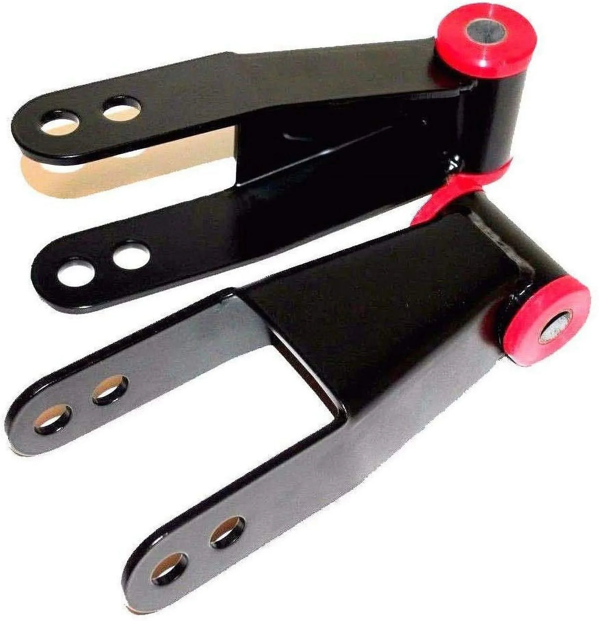 '- Jeep Cherokee  Adjustable 1-2" Rear Lift Shackles 4wd Black