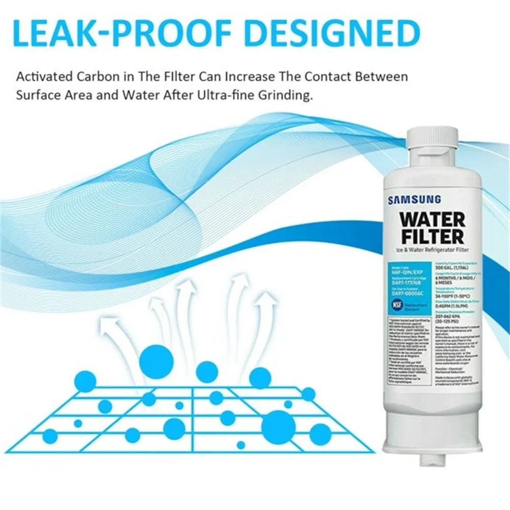 3 Pack DA97-17376B -, -/, BRF365200AP/, DA97-08006C Refrigerator Water Filter Replacement
