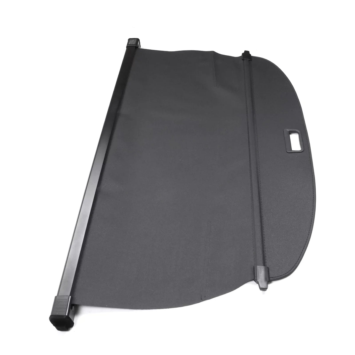 Ikon Motorsports Cargo Cover Compatible With 2021-2023 Nissan Rogue All Models  & Aluminum Rod Black Security Rear Trunk Cover Security Retractable Shield
