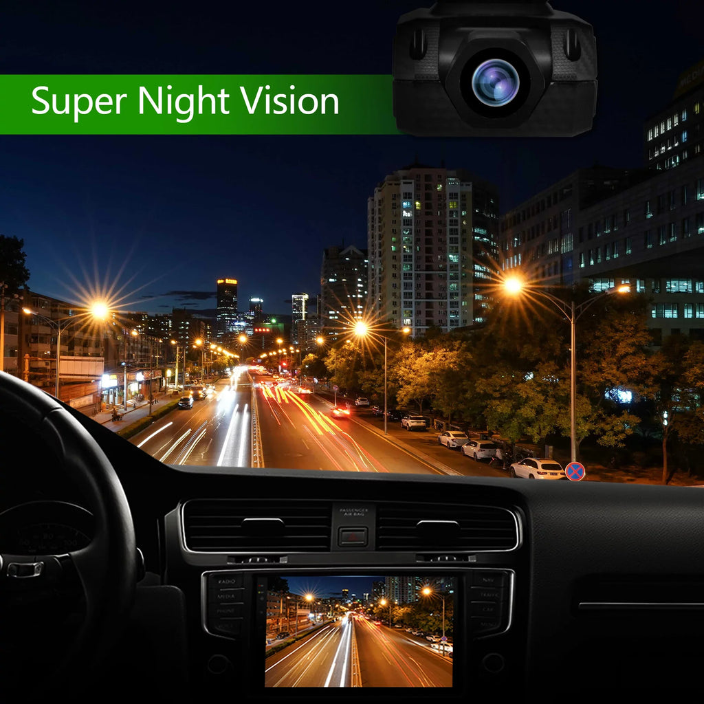 1080P  Dash Camera Car  Night Vision 170 Wide Angle Road Video Recorder Support  Loop Recording