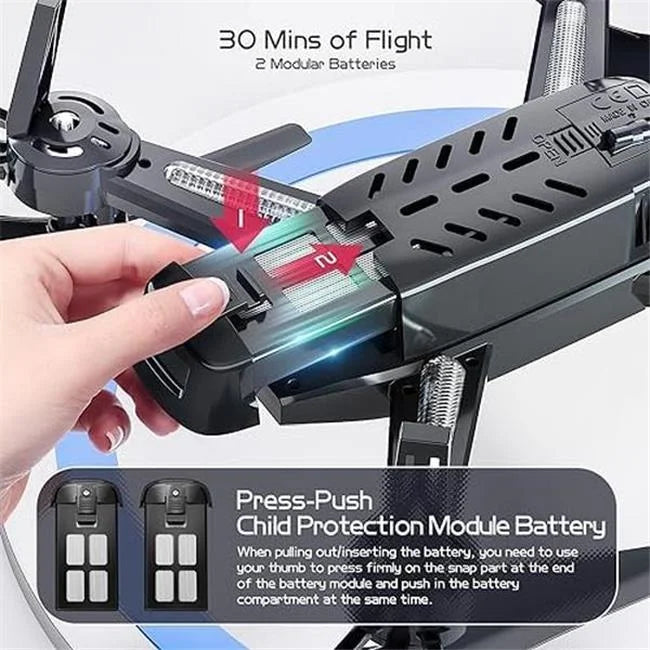 UNO1RC NM56179 1080P   Drone for Adults