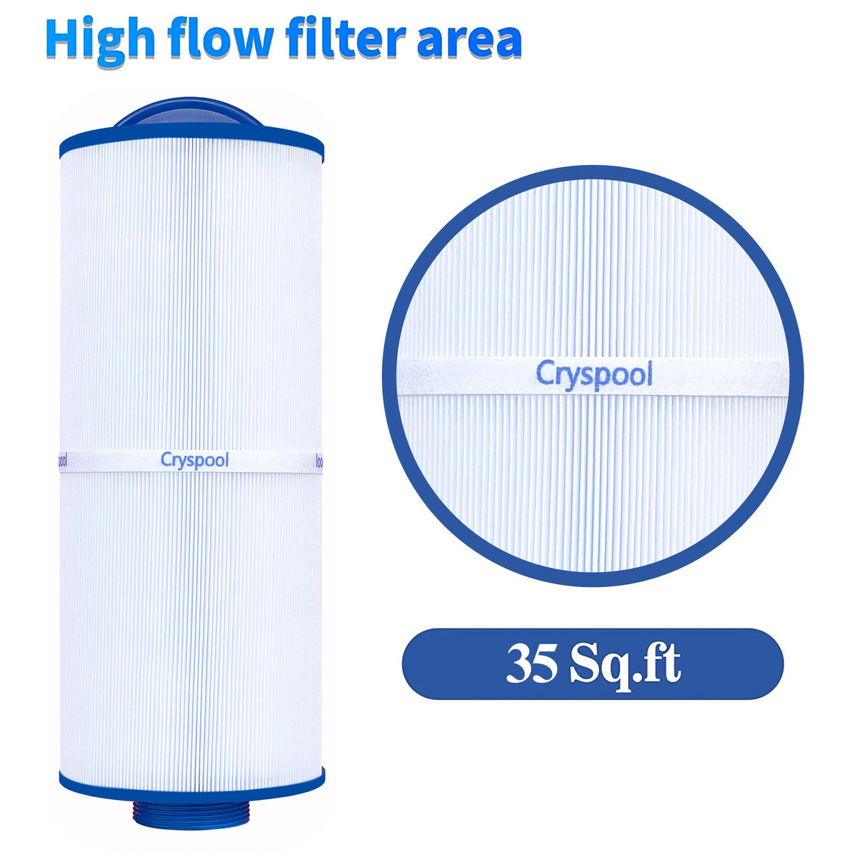 '-thread Spa Filter Compatible with 5ch-352, Marquis 35, Marquis Spa 20042, 20092, -0196, 35 sq.ft, 2 Pack