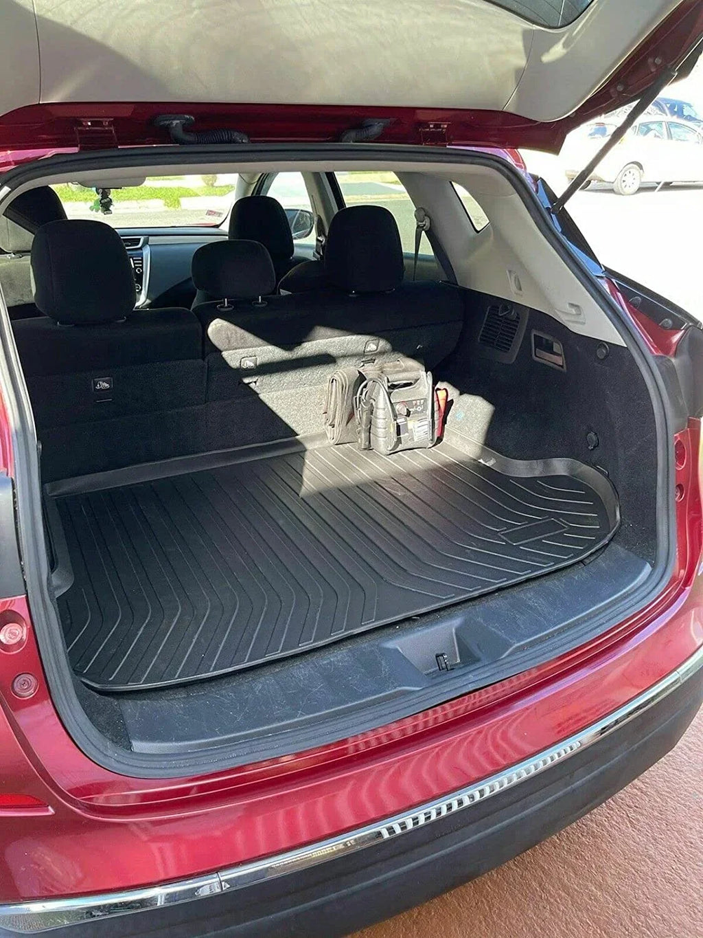 Cargo Liner – Trunk Mat for Nissan Murano 2015-2024 – Weather-Resistant Trunk Mats for Cars with Raised Lip – Non-Slip Car Trunk Mat Rubber – Easy to Install – Laser Pre-Cut Design