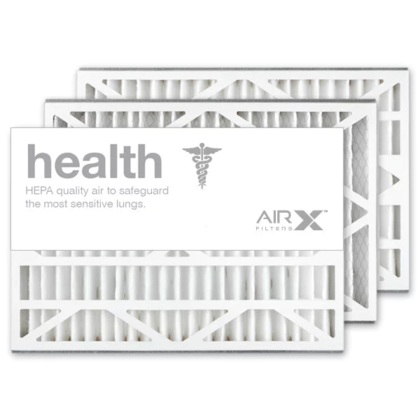 AIRx Filters Health 16x25x3 Air Filter  13 Replacement for Air Bear Trion 229990-001 229990-101 248713-101 255649-001 to Fit Media Air Cleaner Cabinet 455602-425 455602-925 455602-0425, 3-Pack