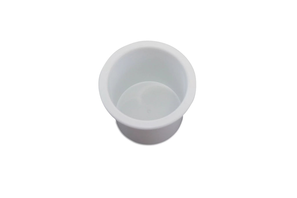 Red Hound Auto 100 Cup Holder Plastic Pocket Recessed Insert Universal for Boat  Car Truck Sofa Game Table Marine Pontoon Motorhome Bulk Camper White