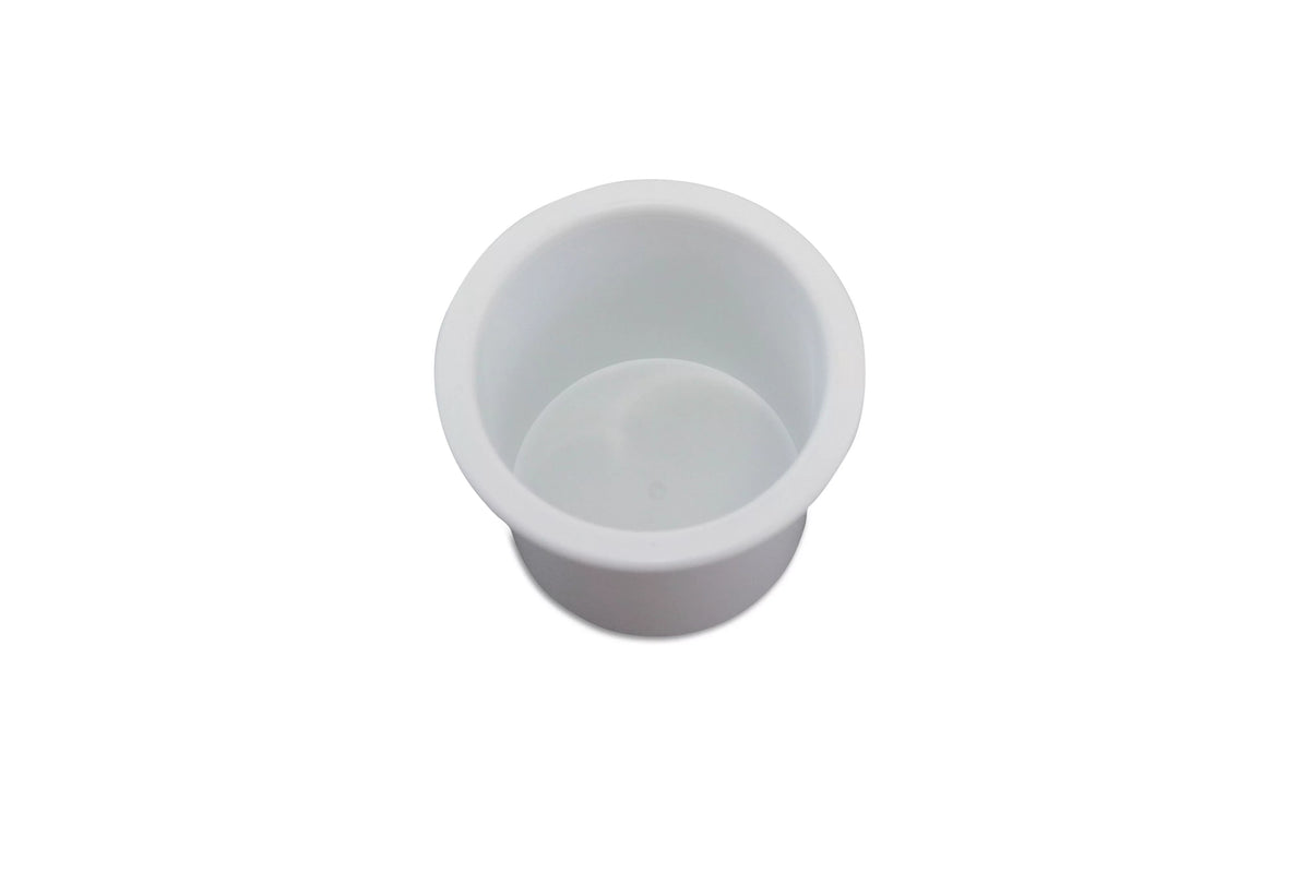 Red Hound Auto 100 Cup Holder Plastic Pocket Recessed Insert Universal for Boat  Car Truck Sofa Game Table Marine Pontoon Motorhome Bulk Camper White