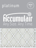 Accumulair Platinum 16x25x4  11 Air Filters (6 Pack)
