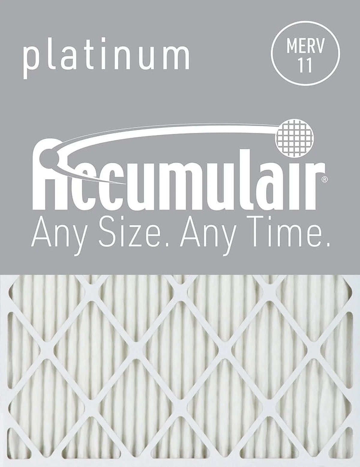 Accumulair Platinum 16x25x4  11 Air Filters (6 Pack)