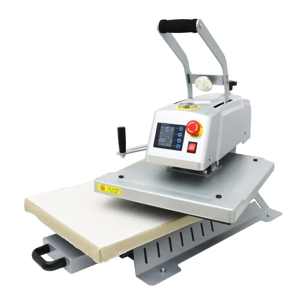 16x20in Semi-Auto Heat Press Machine Magnetic Heat Sublimation Transfer T-Shirt Printing