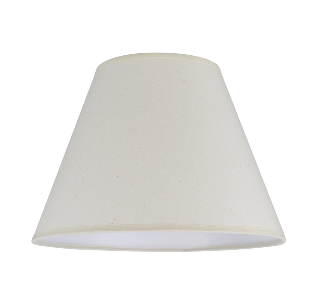 Aspen Creative 32030 Transitional Hardback Empire Shape Spider Construction Lamp Shade in Ivory, 12" wide (6" x 12" x 9")