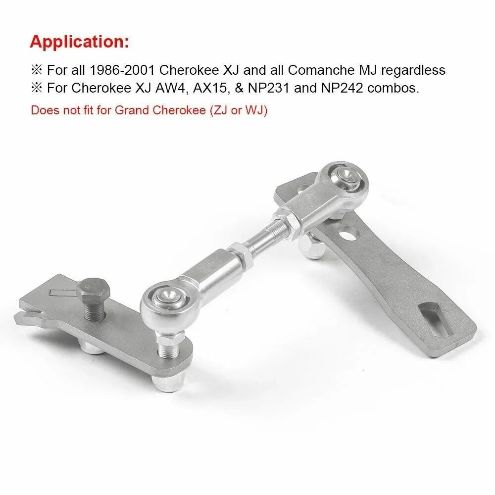Transfer Case Linkage Kit Fits for 1986-2001 Jeep Cherokee
