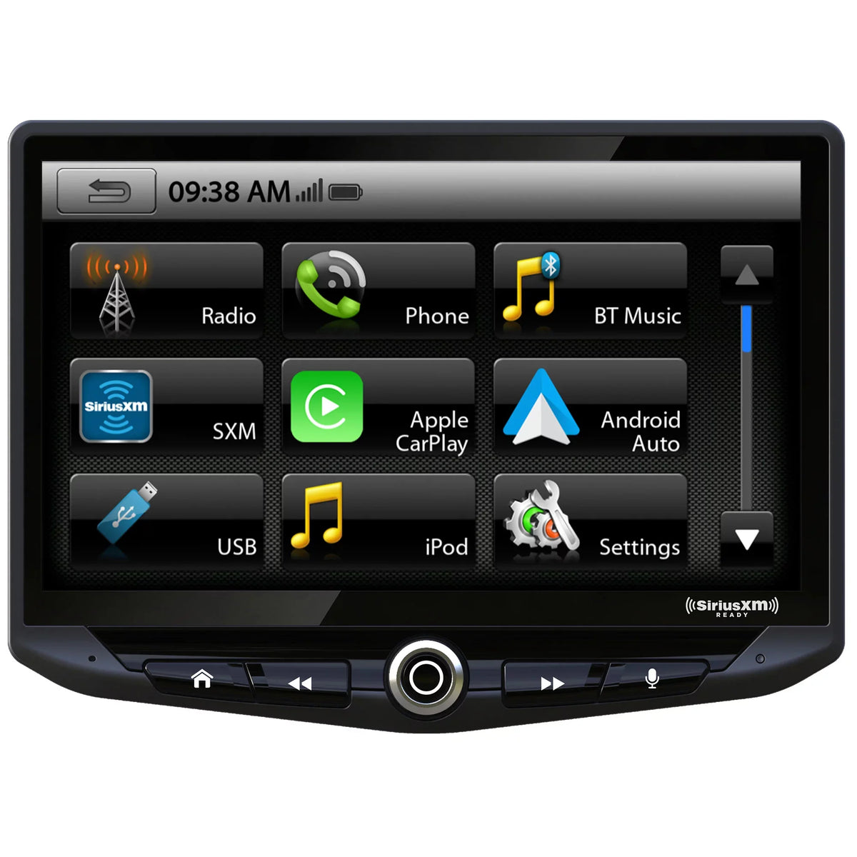 Stinger Stereo System compatible with Jeep Wrangler  (2011-2018): 10-Inch Touchscreen Radio; Includes Dash Kit & Interface, With Back Up Camera