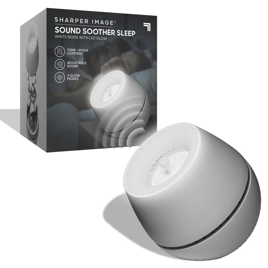 Sharper Image® Sound Soother Wind, White Noise Machine With  Glow