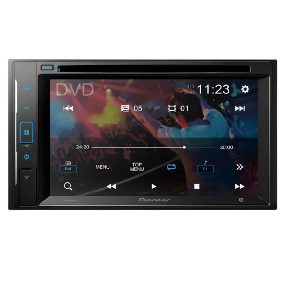 KIT4854 Bundle for 2002-2004 Chevrolet S-10 Pickcup W/ Pioneer -241EX Double  Car Stereo with Bluetooth/Backup Camera/Install Kit/in-Dash / / 6.2" Touchscreen Digital Media Receiver