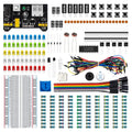 Electronic Fun Kit Bundle with Power Supply Module, Breadboard, Resistor, Capacitor, , Potentiometer