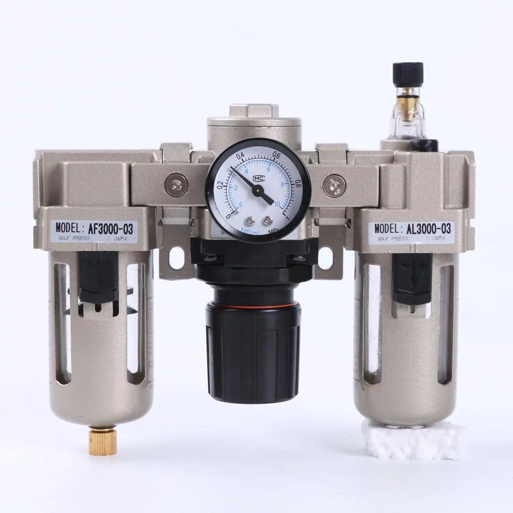 AC3000-03 Air Regulator Filter Water Oiler Lubricator Gauge Compressor
