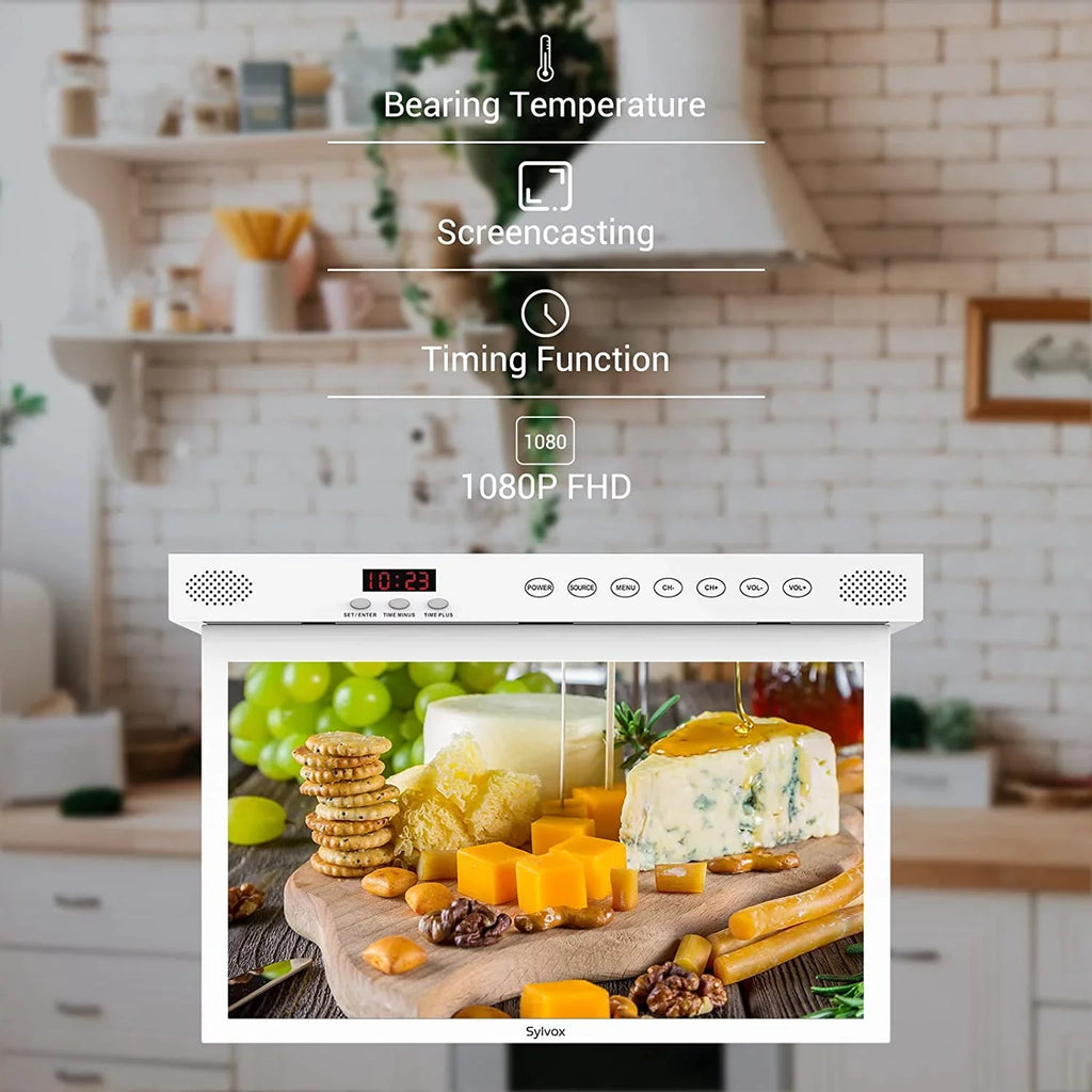 15.6 inch Smart Kitchen , 1080P  Under Cabinet , Smart Android  Built-in Google Play, Support Google Assistant WiFi Bluetooth