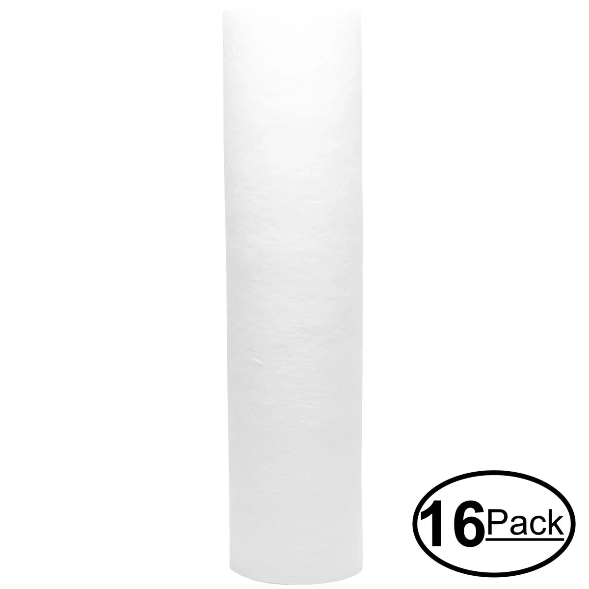 16-Pack Replacement for Expres Water ROUV10DC Polypropylene Sediment Filter - Universal 10-inch 5-Micron Cartridge for Express Water 6 Stage  Reverse Osmosis Filtration System - Denali Pure Brand