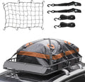 Thten 54" x 34" Heavy Duty Roof Rack, Rooftop Cargo Carrier Basket with Waterproof Bag, Tie Down Strap, Net, Rack Extension and Car Top Luggage Holder for , 150lb Capacity, Steel Construction