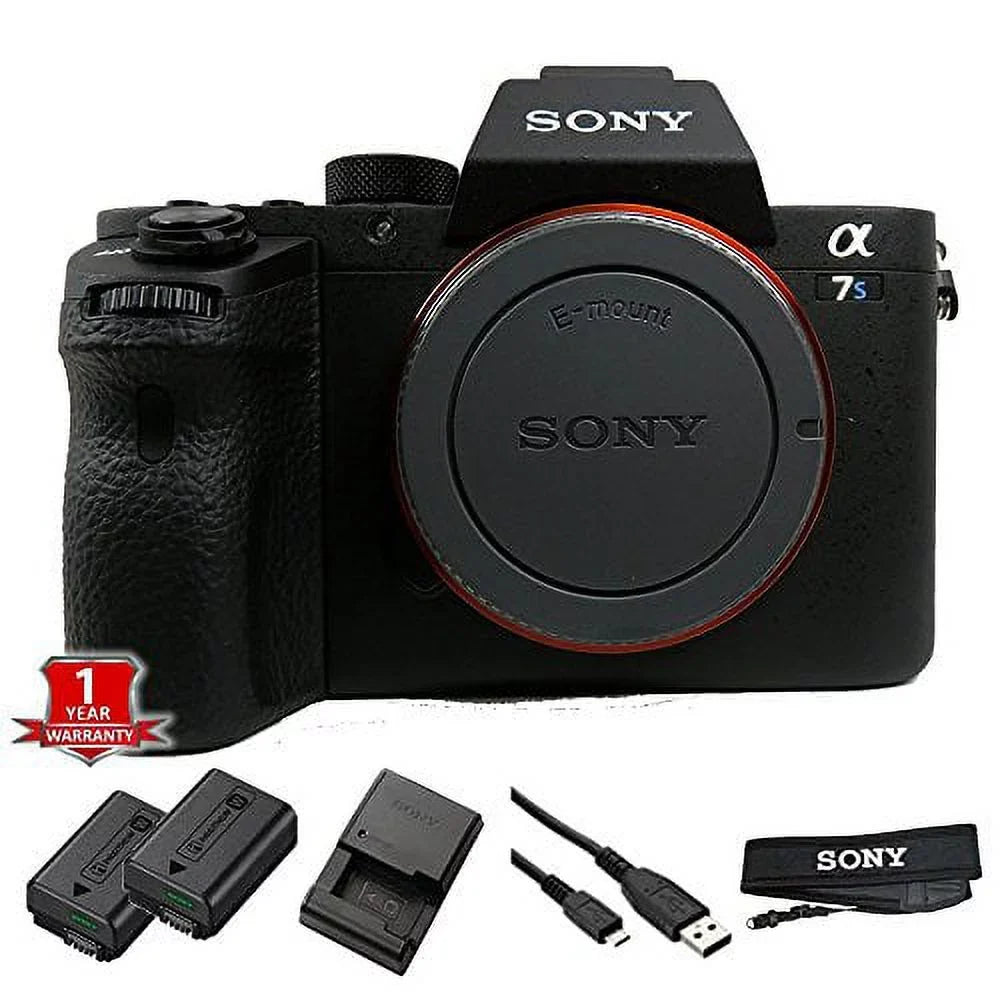 Sony a7S  ILCE7SM2/B 12.2  E-mount Camera with Full-Frame Sensor, Black (International Model) No Warranty