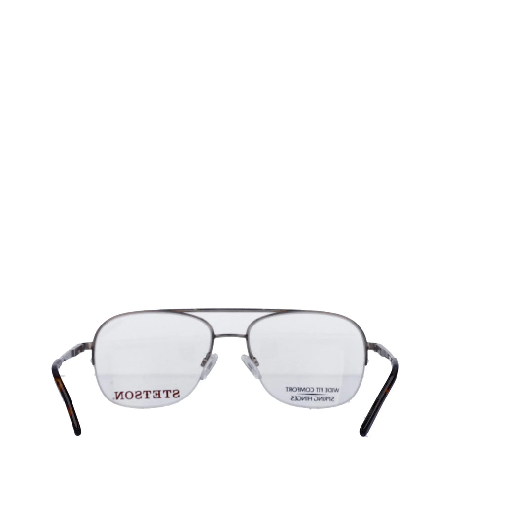 Stetson Men's Square Eyeglasses,  XL31, Gold, 59-18-150, with Case