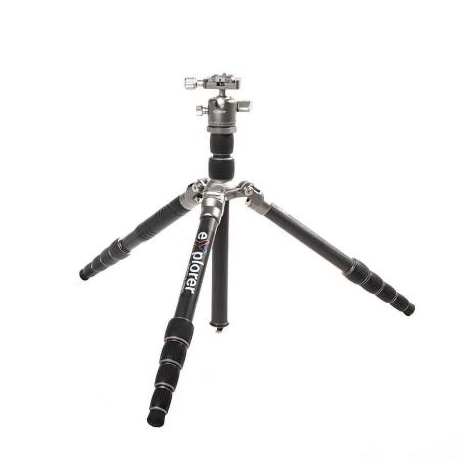 '- Voyager 5-Section Carbon Fiber Travel Tripod/Monopod with -25 Ball Head