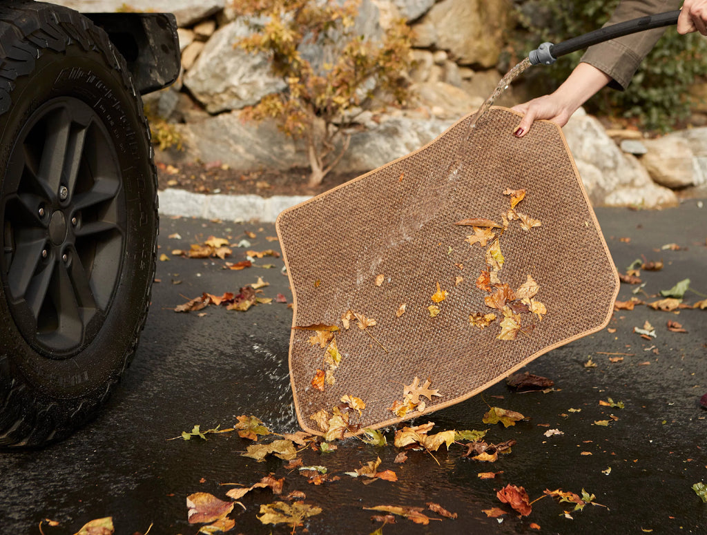 Ford Explorer Beige All-Weather Textile™ Carpet Car Mats, Custom Fit for 2015, 2016, 2017, 2018, 2019 - Small Cargo Mat