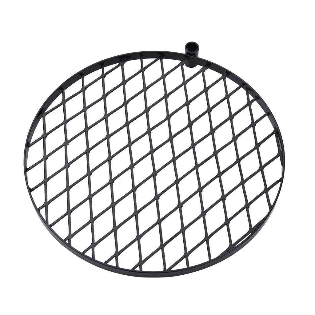 2 in1 Outdoor Fire Pit Grill Adjustable Swivel Campfire Grill Charcoal  Grill