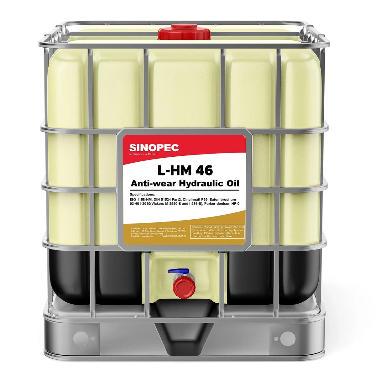 46 Hydraulic Oil Fluid (  46,  15), 275 Gallon  Tote / 1000 Liter