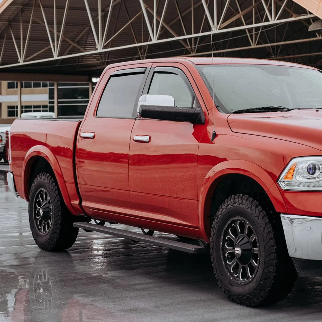 Voron Glass in-Channel Extra Durable Rain Guards for Trucks Dodge  2500 3500 2019-2024 Crew Cab, Window Deflectors, Vent Window Visors, 4 Pieces - 220010v