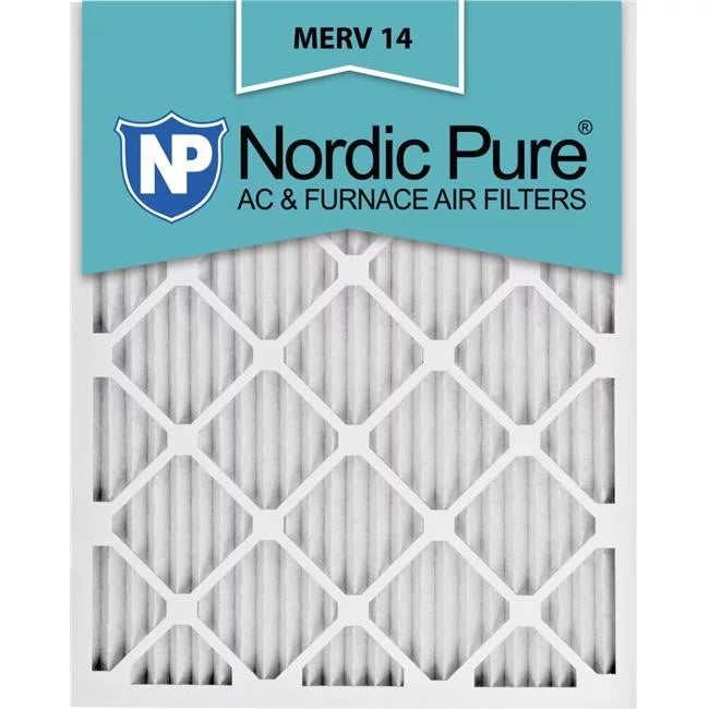 Nordic Pure 17-1-4x26x1ExactCustomM14-6 Exact  14  Furnace Filters, 17.25 x 26 x 1 in. - Pack of 6